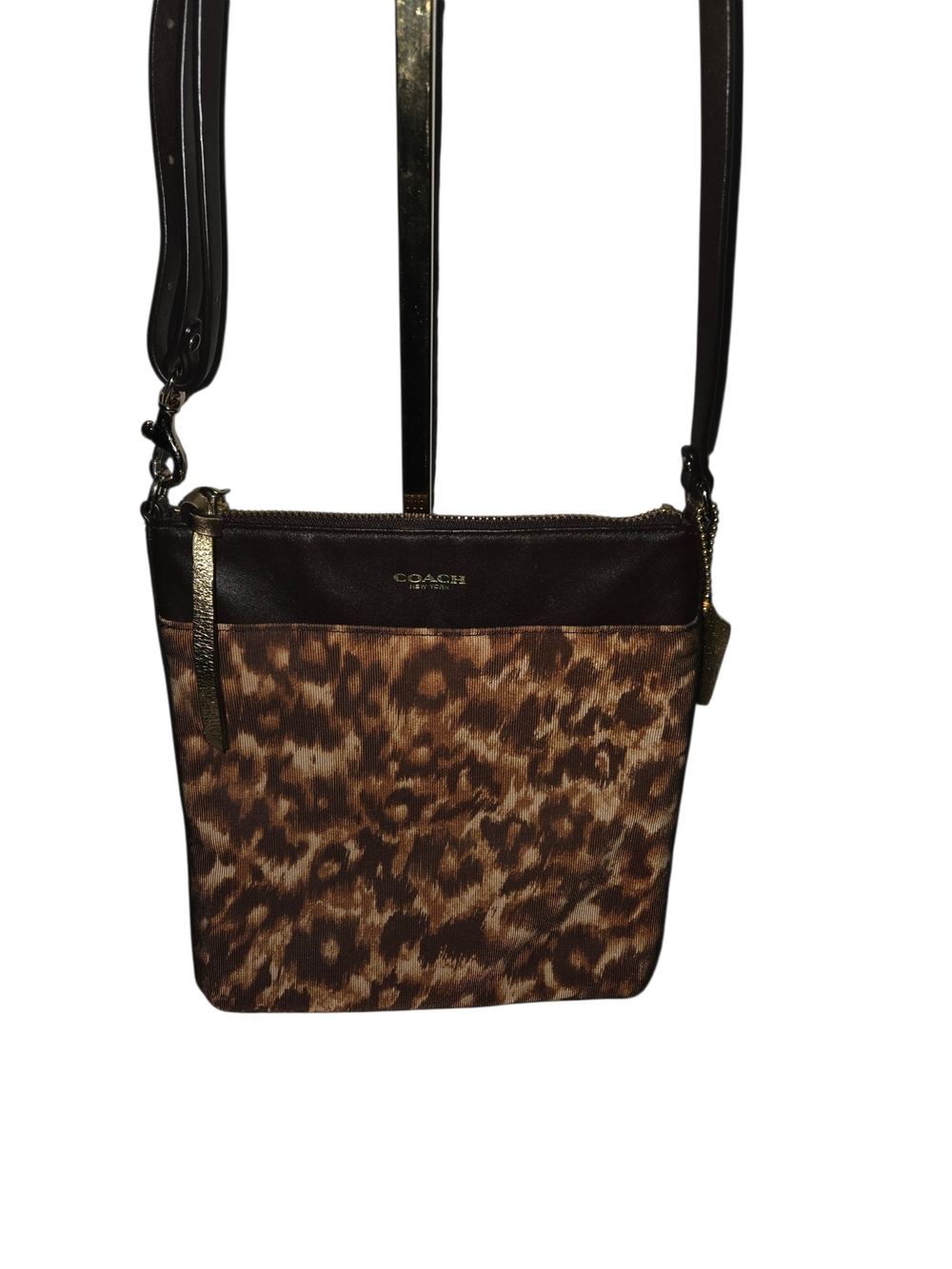 Coach Leopard-Print Crossbody Bag - Picture 6 of 6